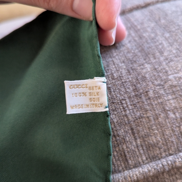 Gucci Horsebit Silk Scarf - 33" square - Picture 3 of 11